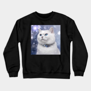 Frosty British Shorthair Cat Crewneck Sweatshirt